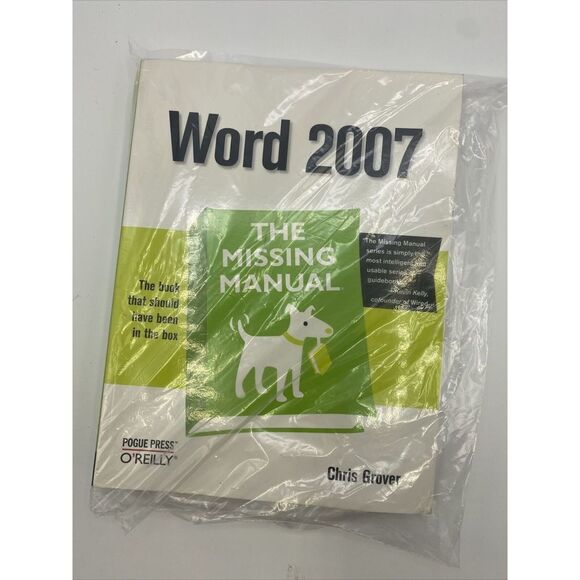 Missing Manual Ser.: Word 2007: the Missing Manual : The Missing Manual by Chris - Picture 2 of 4
